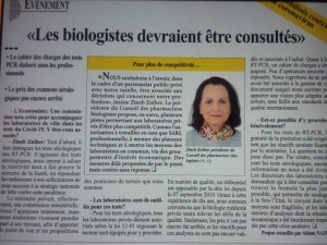 Les biologiste devraient être consultés